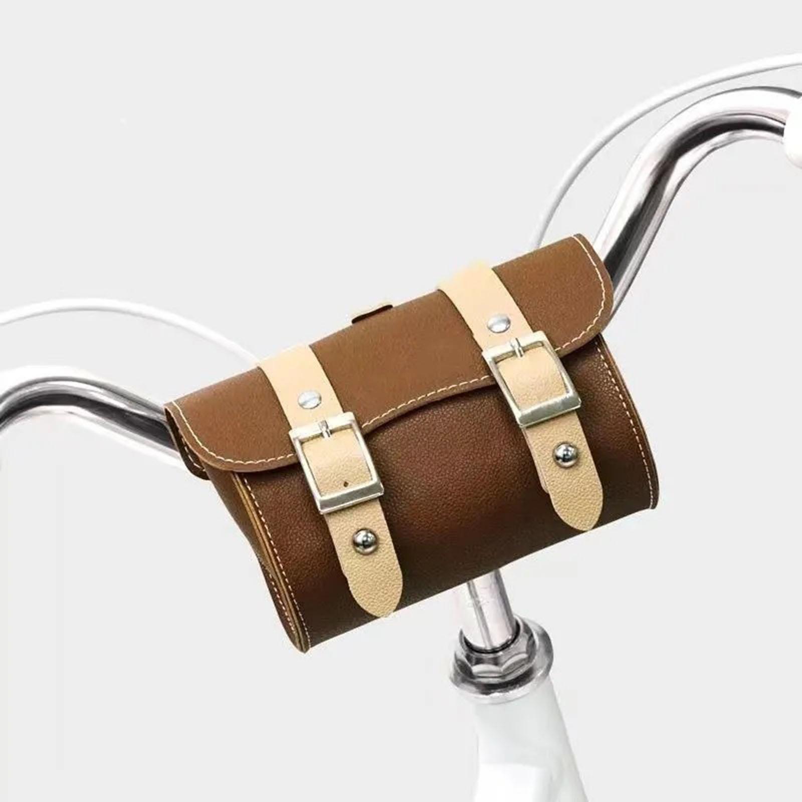 Cycling Commute Essentials - Велосипедная сумка на руль кофейного цвета,