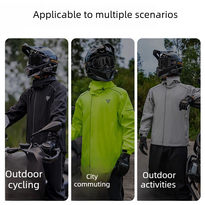 Мотоциклетный дождевой костюм: – обзор и цена Cycling Commute In Rain
